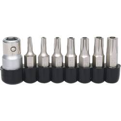 KS Tools 911.1480 Sada bitů 1/4 s pětihvězdicovými šrouby, 8 ks