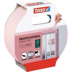 tesa PRECISION SENSITIVE 56261-00000-03 krepová lepicí páska tesa® růžová (d x š) 25 m x 38 mm 1 ks