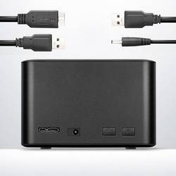 AXAGON ADSA-D25 USB 3.2 (Gen 1x1) SATA 6 Gb/s dokovací stanice pro pevný disk 2.5 palec s funkcí klonování
