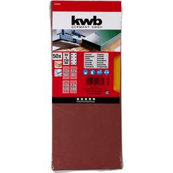 kwb 815888 brusný papír Zrnitost 60, 80, 120, 180 (d x š) 230 mm x 93 mm 50 ks
