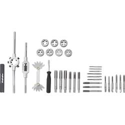 TOOLCRAFT TO-7015521 sada závitníků 32dílná ocel M3 x 0.50, M4 x 0.70, M5 x 0.80, M6 x 1, M8 x 1.25, M10 x 1.50, M12 x 1.75