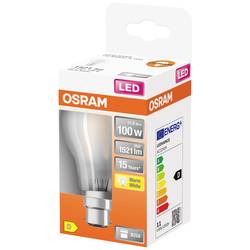 OSRAM HOMELIGHTING 4058075124684 LED Energetická třída (EEK2021) D (A - G) B22d klasická žárovka 11 W = 100 W teplá bílá (Ø x d) 60.0 mm x 104.0 mm 1 ks