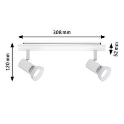 Paulmann Teja 66703 stropní lampa LED GU10 20 W bílá