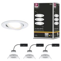Paulmann 93875 Coin Slim LED vestavné svítidlo, LED, pevně vestavěné LED, 18 W, bílá (matná), sada 3 ks