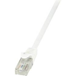 LogiLink CP2071U RJ45 síťové kabely, propojovací kabely CAT 6 U/UTP 5.00 m bílá s ochranou 1 ks