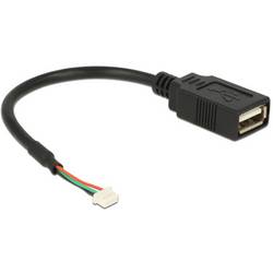 Delock USB kabel USB 2.0 USB zásuvka na desku, USB-A zásuvka 0.15 m černá 84834