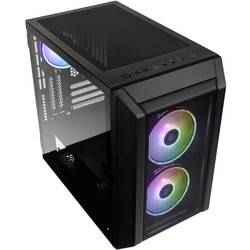 Kolink CITADEL MESH RGB micro tower herní pouzdro černá