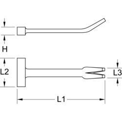 Otvírač třík. Trubku 230 mm KS Tools 963.5105