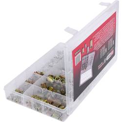 KS Tools 970.0630 Sortiment závitů, ocel a hliník, M3x9mm-M10 x 21mm, 300 ks