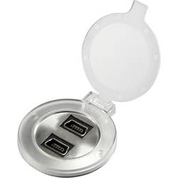 TRU COMPONENTS 92007P71 Vestavná ochranná krytka USB Pro osvětlené vestavné USB zásuvky Množství: 1 ks