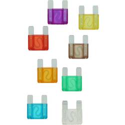 KS Tools 970.0730970.0730 standardní plochá pojistka pro motorová vozidla , 20 A, 30 A, 40 A, 50 A, 60 A, 70 A, 80 A, 100 A, 36 díly