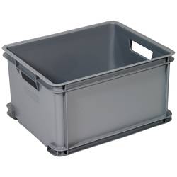 Curver 156011 Úložný box, Unibox Classic L, stohovatelné, (d x š x v) 430 x 430 x 235 mm, stříbrná, 1 ks
