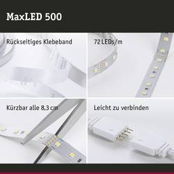 Paulmann MaxLED 500 70827 LED pásek rozšíření konektor 24 V 2.5 m teplá bílá 1 ks