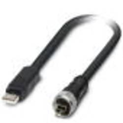 Phoenix Contact USB kabel USB 2.0 USB-A IP20 zástrčka, USB Mini-B IP20 zástrčka 5.00 m černá PVC plášť, stíněný 1420184