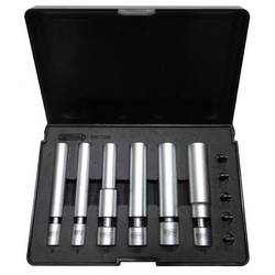 KS Tools 500.7325 Speciální sada nástrčných hlavic a zapalovací svíčky 1/4 + 3/8 s kloubem, 11 ks