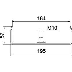 OBO Bettermann 6358713 držák na strop 1 ks kov