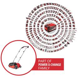 Einhell GC-SC 36/31 Li – Solo Power X-Change Li-Ion akumulátor vertikutátor zadní vyprazdňování, výškově nastavitelná rukojeť s funkcí sklápění, bez