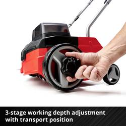 Einhell GC-SC 36/31 Li – Solo Power X-Change Li-Ion akumulátor vertikutátor zadní vyprazdňování, výškově nastavitelná rukojeť s funkcí sklápění, bez