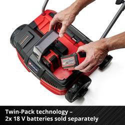 Einhell GC-SC 36/31 Li – Solo Power X-Change Li-Ion akumulátor vertikutátor zadní vyprazdňování, výškově nastavitelná rukojeť s funkcí sklápění, bez