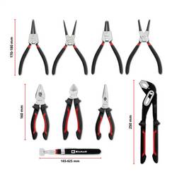 Einhell Zangen-Set 9-tlg.Einleger Pad, 370522 vložka