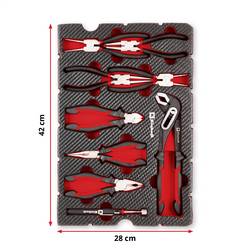 Einhell Zangen-Set 9-tlg.Einleger Pad, 370522 vložka