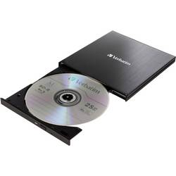 Verbatim External Ultra HD 4K externí Blu-ray vypalovačka podpora videa 4K Retail USB-C™ (USB 3.2 Gen 1) černá