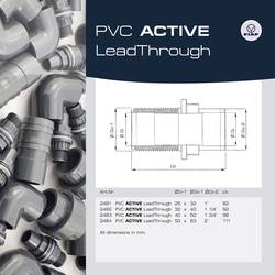 FIAP 2484 průchodka z PVC (Ø x v) 50 mm x 63 mm 1 ks