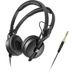 Sennheiser HD 25 sluchátka otevřená (On Ear) kabelová černá DJ