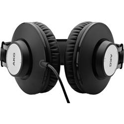 AKG Harman K72 sluchátka uzavřená (Over Ear) kabelová černá, stříbrná studiové
