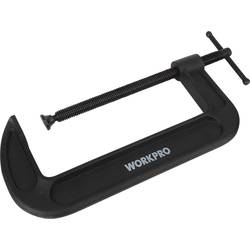 WorkPro 2443717 Svěrka Rozpětí (max.):200 mm Vnější délka: 346 mm Délka vyložení:200 mm