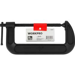 WorkPro 2443717 Svěrka Rozpětí (max.):200 mm Vnější délka: 346 mm Délka vyložení:200 mm