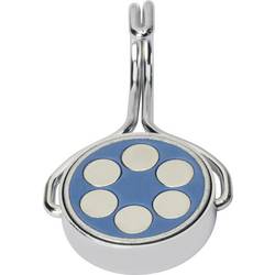 Maul neodymový magnet MAUL (Ø x v) 38.5 mm x 55 mm kulatý, s hákem stříbrná 1 ks 6155696