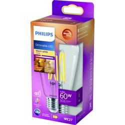 Philips LED 871951432391900 LED Energetická třída (EEK2021) D (A - G) E27 speciální tvar 6 W = 60 W teplá bílá (Ø x v) 64 mm x 140 mm stmívatelné (WarmGlow) 1