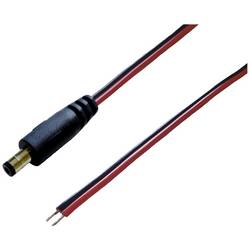 BKL Electronic 075900 DC konektor Dutá DC zástrčka - Pocínovaný 5.5 mm 2.1 mm 1.5 m 1 ks Single
