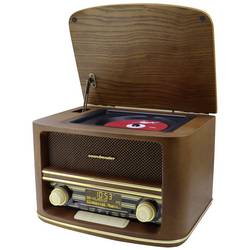 soundmaster NR961 NR961 stolní rádio, DAB+, FM, AUX, USB, CD, Bluetooth, vč. dálkového ovládání, hnědá
