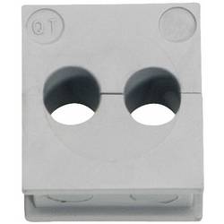 Icotek QT 2/7 kabelová průchodka Průměr svorky (max.) 7 mm elastomer šedá 1 ks