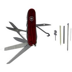 Victorinox SwissChamp 1.6795.T švýcarský kapesní nožík počet funkcí 33 červená (transparentní)
