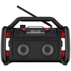 PerfectPro RockPro PE-RP2 odolné rádio, DAB+, FM, AUX, Bluetooth, USB, s USB nabíječkou, voděodolné, prachotěsné, nárazuvzdorné, funkce alarmu, s akumulátorem,