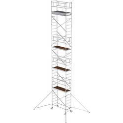 MUNK Günzburger Steigtechnik 154946 hliník lešení na kolečkách Montáž bez nářadí max.prac. výška: 11.4 m
