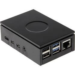4B MFG Black SBC skříň Vhodné pro (vývojové sady): Raspberry Pi® černá
