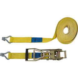 Petex 43193019 dvoudílný upínací popruh Přivazovací únosnost napřímo (LC)=2500 daN (d x š) 10 m x 50 mm Ráčna s dlouhou pákou EN 12195