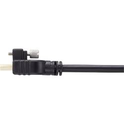 SpeaKa Professional HDMI kabel Zástrčka HDMI-A, Zástrčka HDMI-A 5.00 m černá SP-9784192 4K UHD, Audio Return Channel, pozlacené kontakty, lze šroubovat HDMI