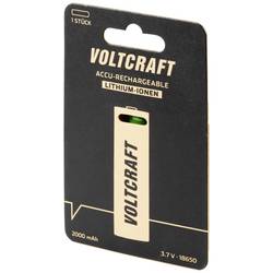 VOLTCRAFT VC-Li 3,7-2000 speciální akumulátor 18650 Flat-Top Li-Ion 3.7 V 2000 mAh 1 ks