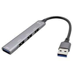 i-tec U3HUBMETALMINI4 USB Hub 4 porty USB-A USB 3.0 5 GBit/s vícebarevná I-TEC USB 3.0 Metal HUB 4 Port passive