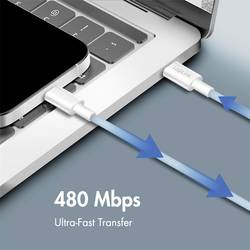 LogiLink Kabel USB-C USB 2.0 USB-C ® zástrčka 1.5 m modrá CU0351