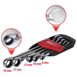 KS Tools 503.4605 sada očkoplochých klíčů 5dílná Délka klíče (cm) (jen pro nadpis) 19 mm