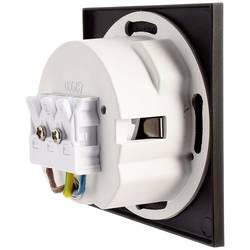 Deko Light Abdeckung eckig schwarz für Alwaid 930484 kryt