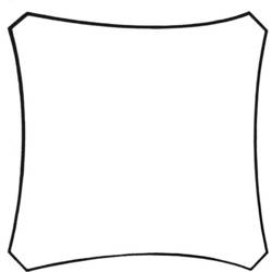 Perel GSS4360 sluneční plachta sun sails 3600 mm x 3600 mm 1 ks
