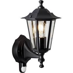 Brilliant Carleen 91019A06 venkovní nástěnné osvětlení s PIR detektorem LED E27 černá