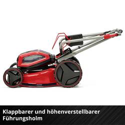 Einhell Professional Power X-Change GP-CM 36/47 S Li BL (4x4,0Ah) akumulátor Akumulátorová sekačka vč. 2. Nabíječka Twincharger, Vč. 4 akumulátorů 4.0 Ah šířka